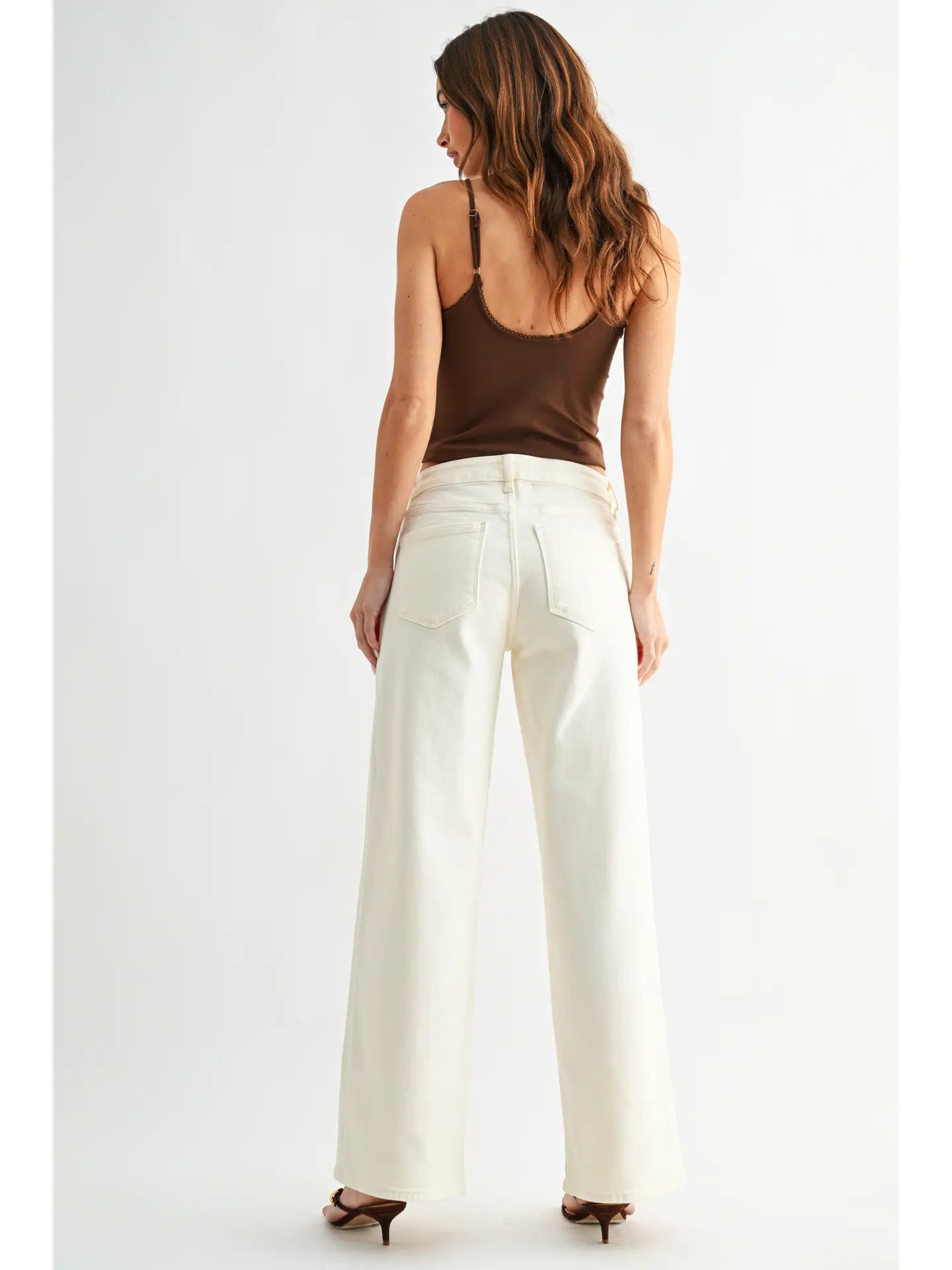 JBD Seamed Wide Leg Jean