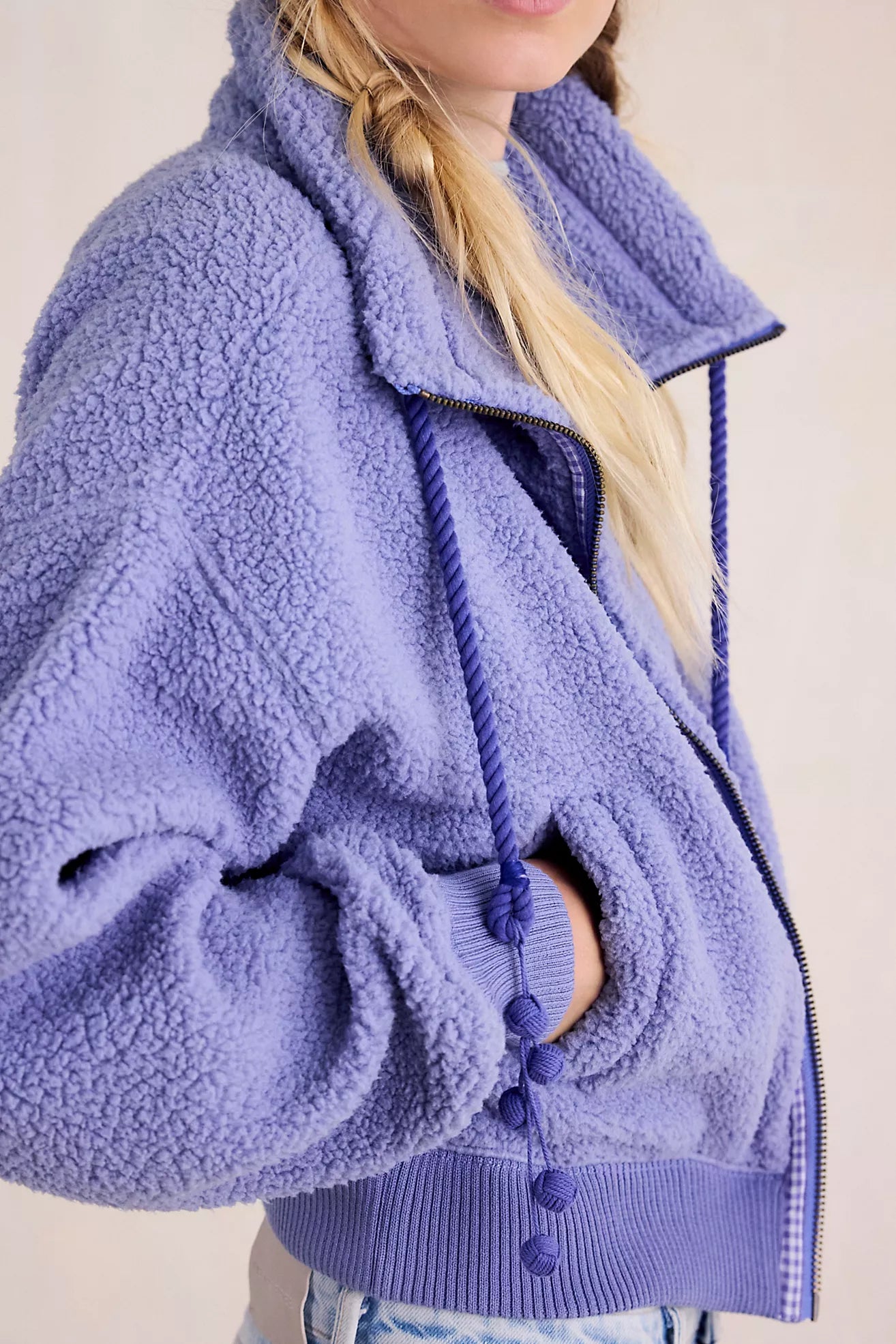 Free People Alpine Sherpa Cardi