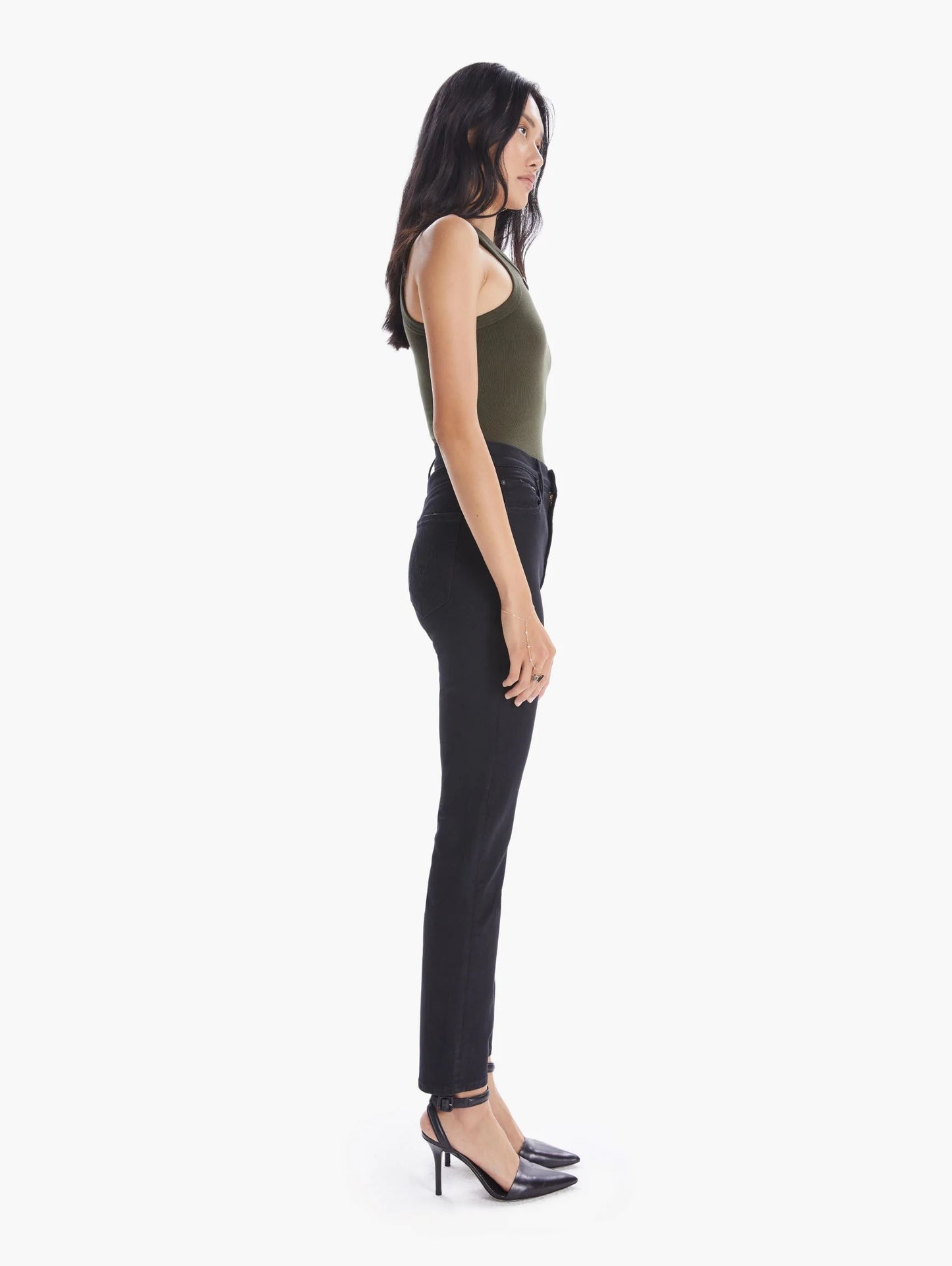 Mother High Waisted Rider Ankle