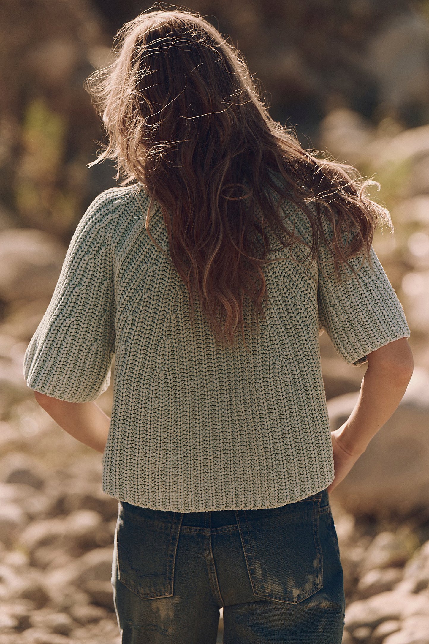 Free People Amy Sweater Tee