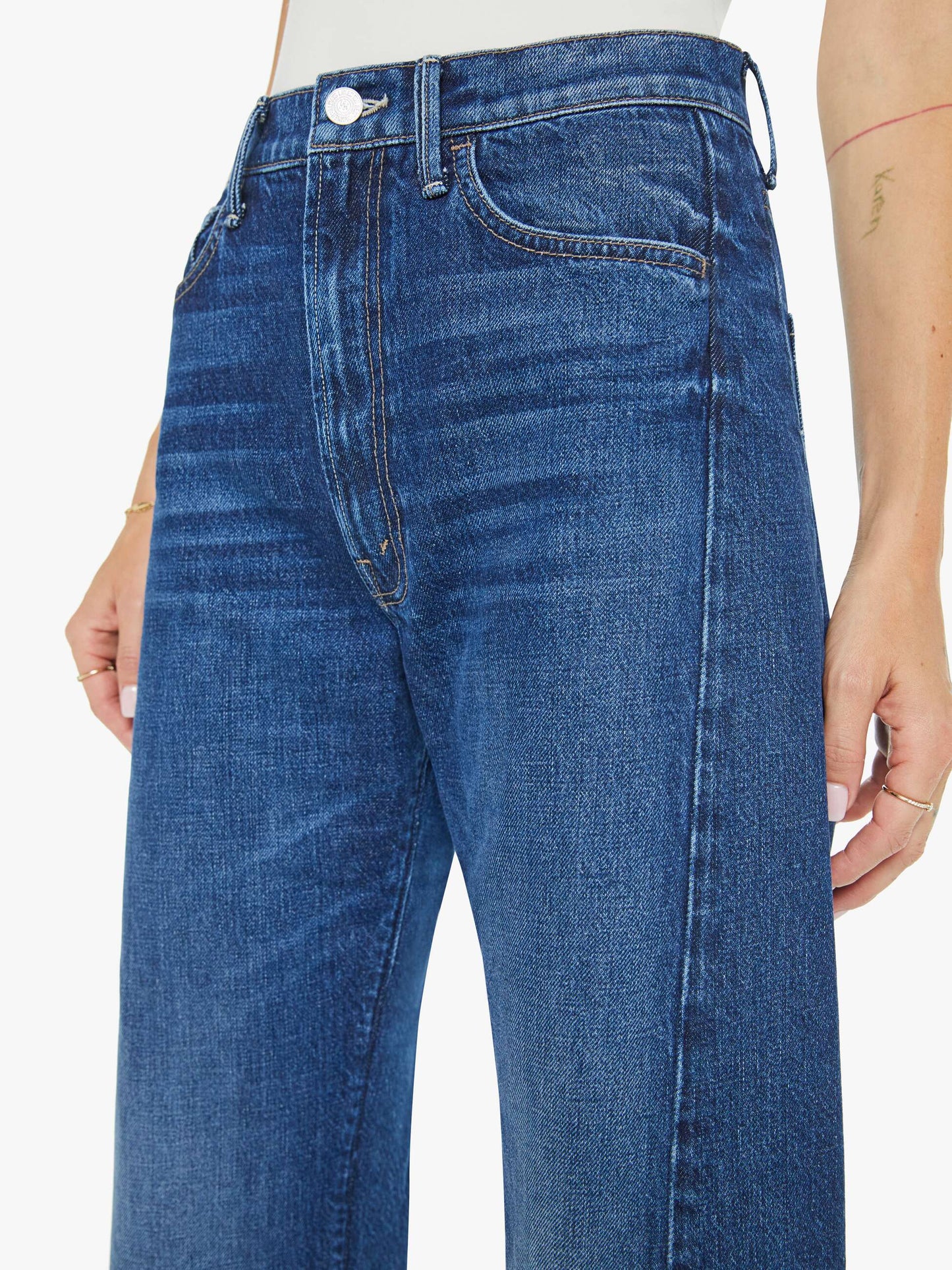Mother Half-Pipe Ankle Jean