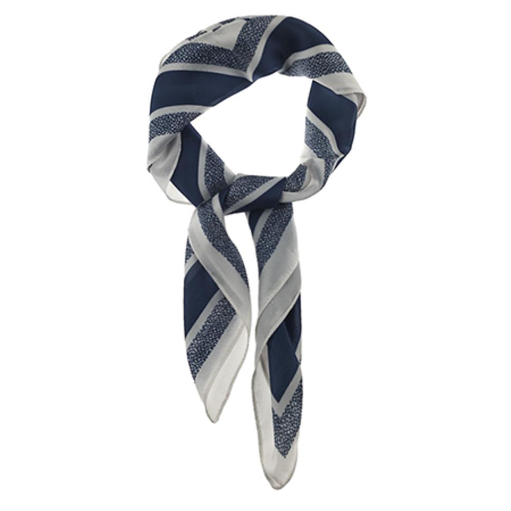 Satin floral neck bandana