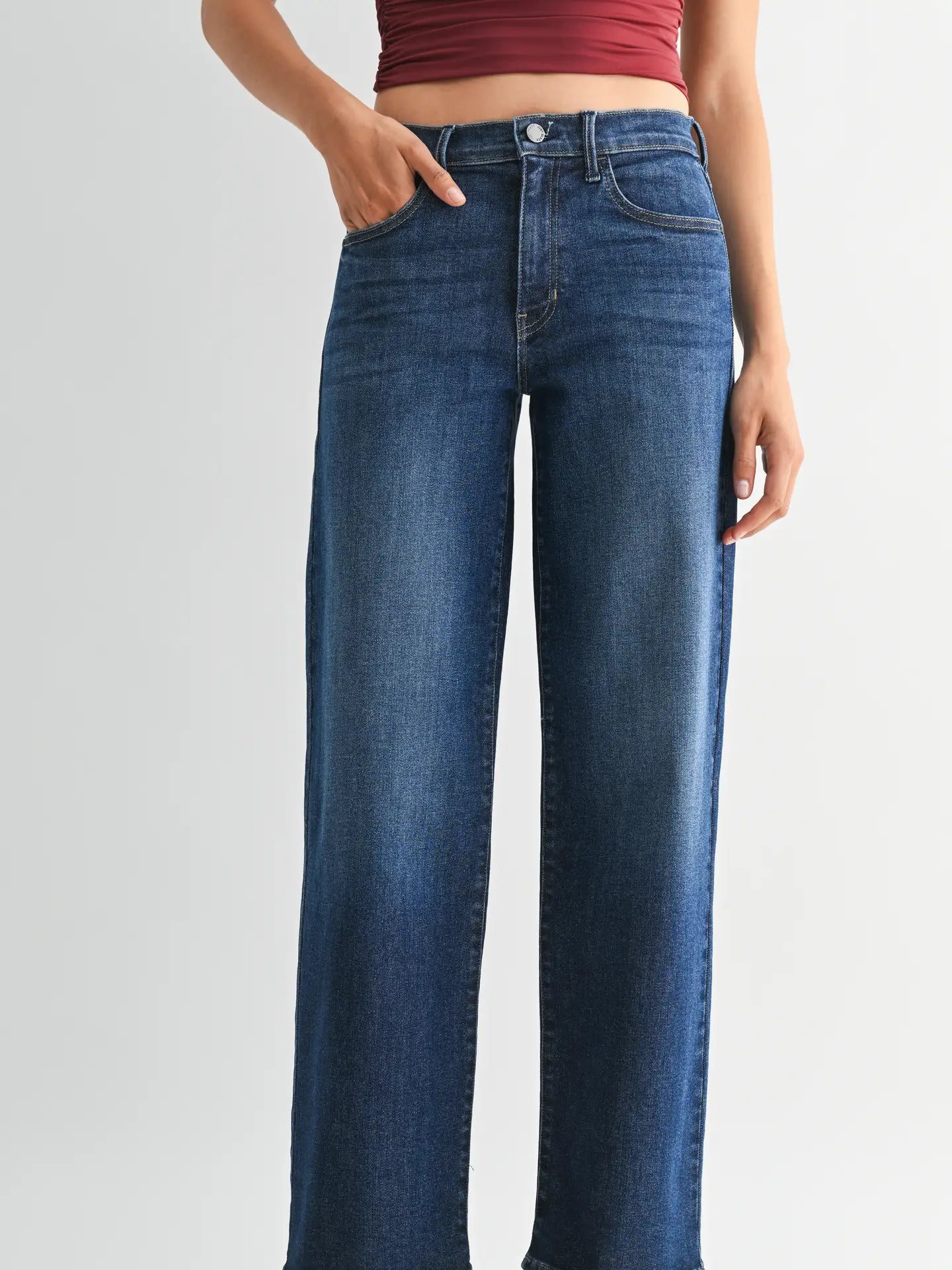 Just Black Denim Loose Straight Jean