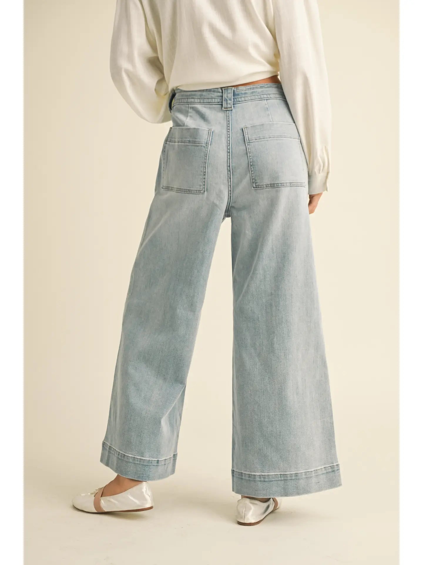 Miou Muse Tie Front Jeans