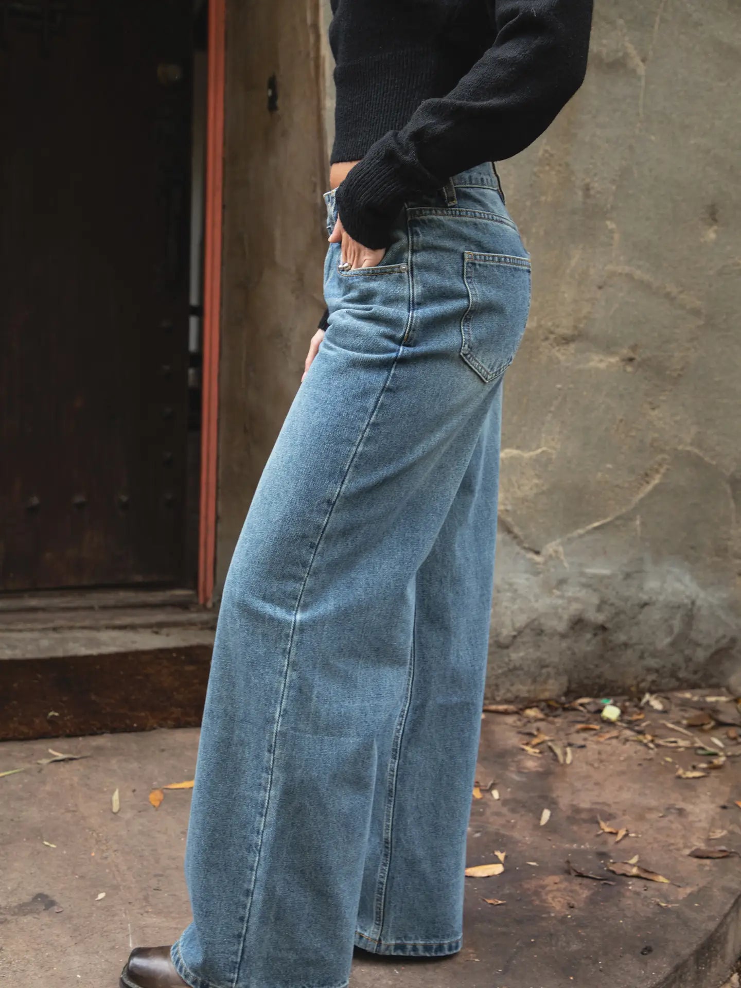 Winsley Denim Straight Low Rise Jean