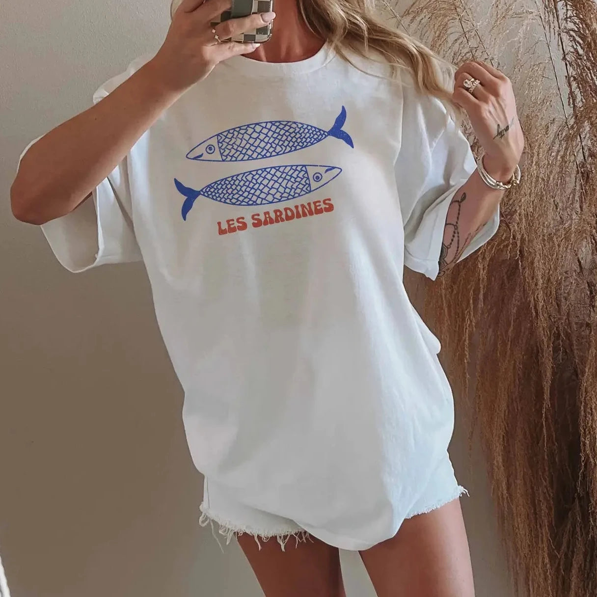 SUPER MRKT. Les Sardines Oversized Tee