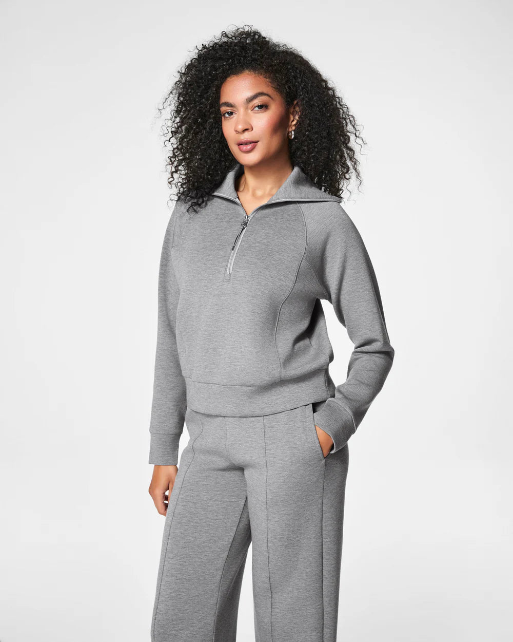 Spanx Air Essentials Half Zip Sweatshirt