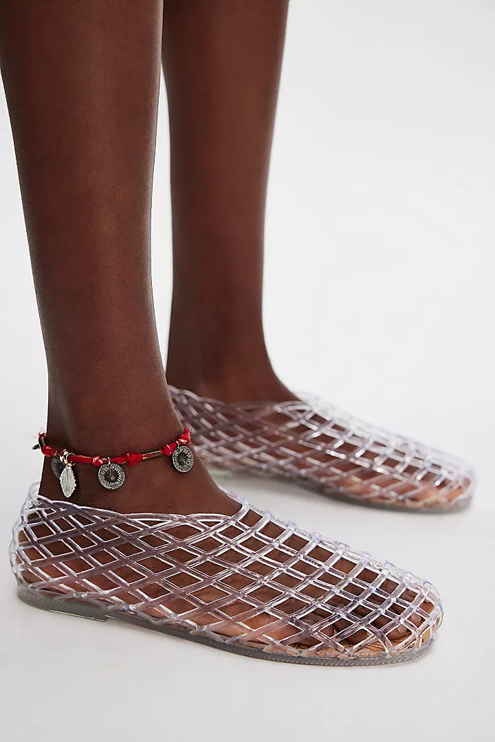 Free People Coconuts Marlow Jelly Flat