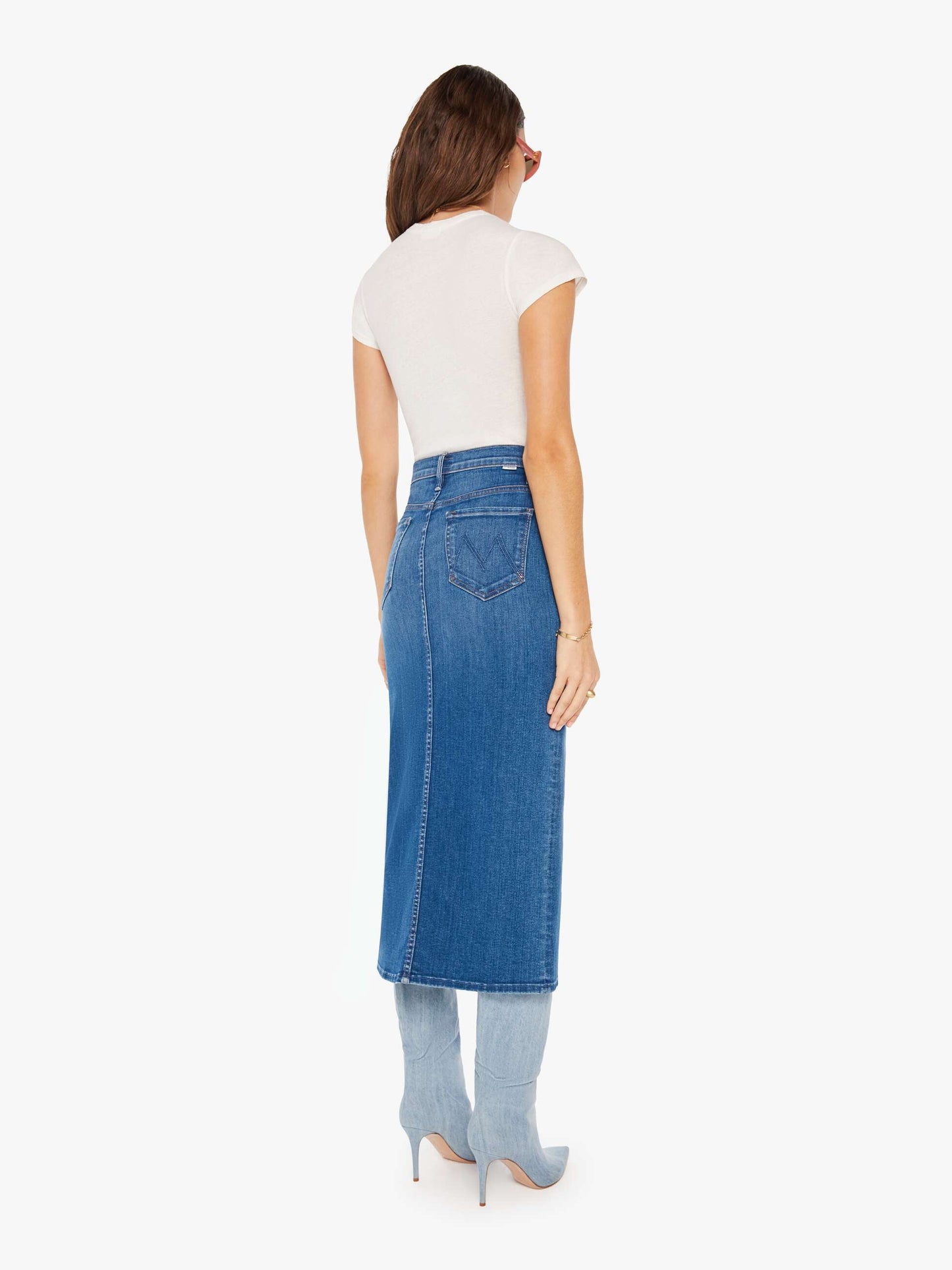 Mother - The Reverse Pencil Pusher Skirt