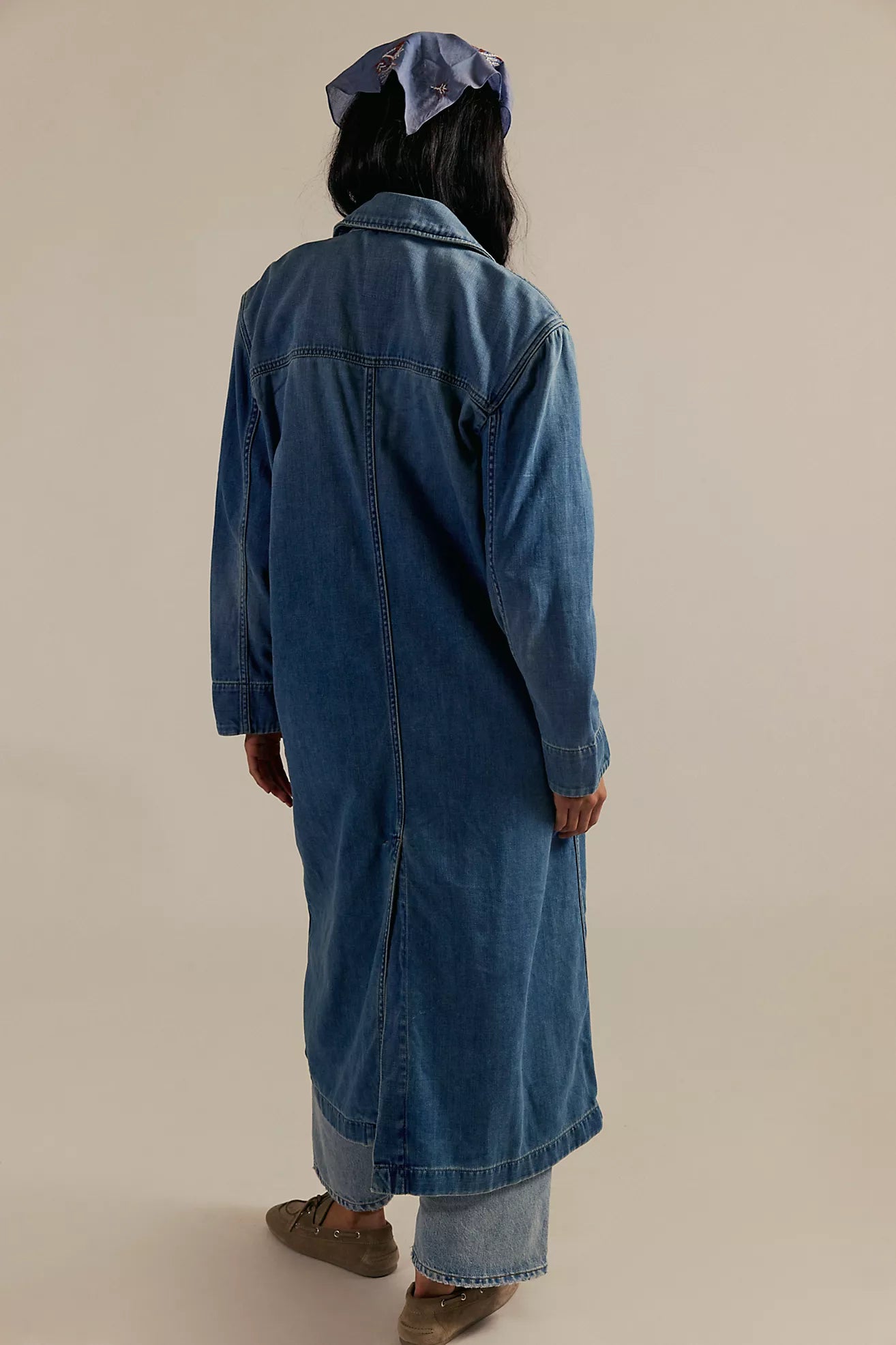 Free People Monique Indigo Duster