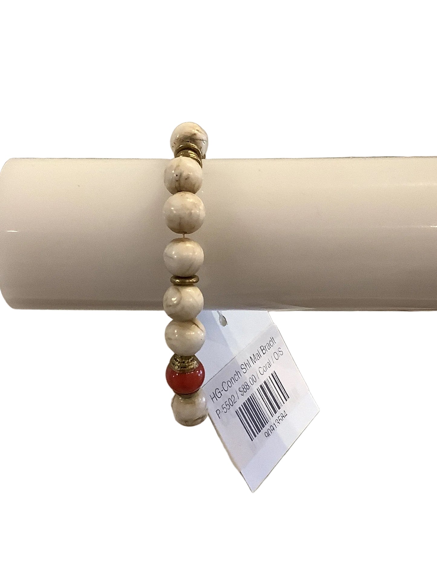 Heather Gardner Conch Shl Mal Bracelet