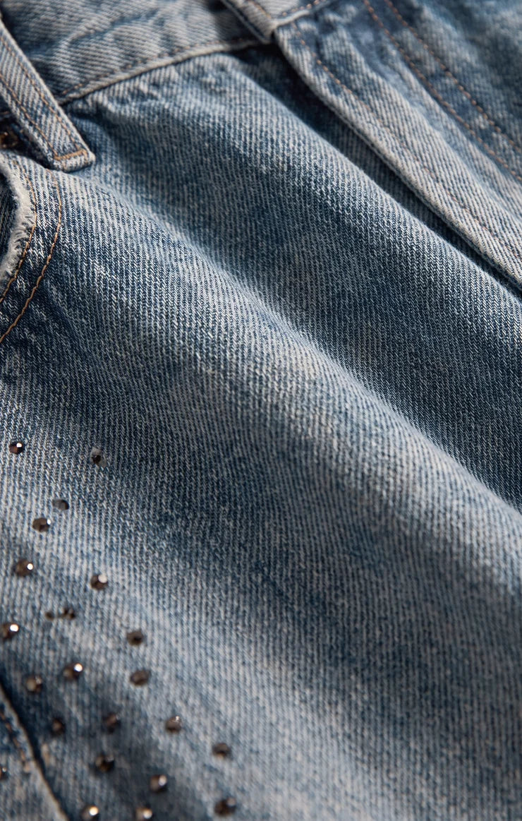 Zsupply The Head Turner Hi Rise Wide Denim