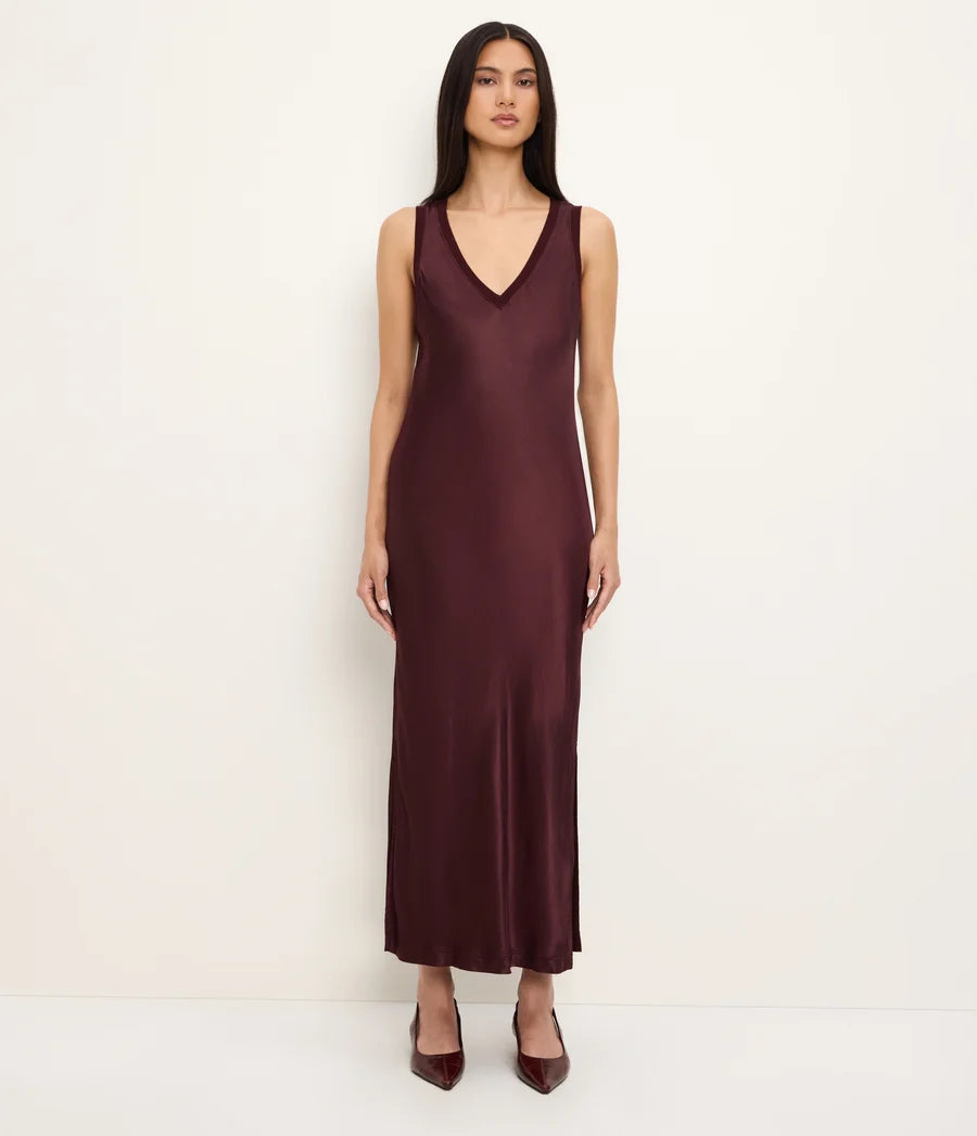 Michael Stars Randi Satin Midi Dress