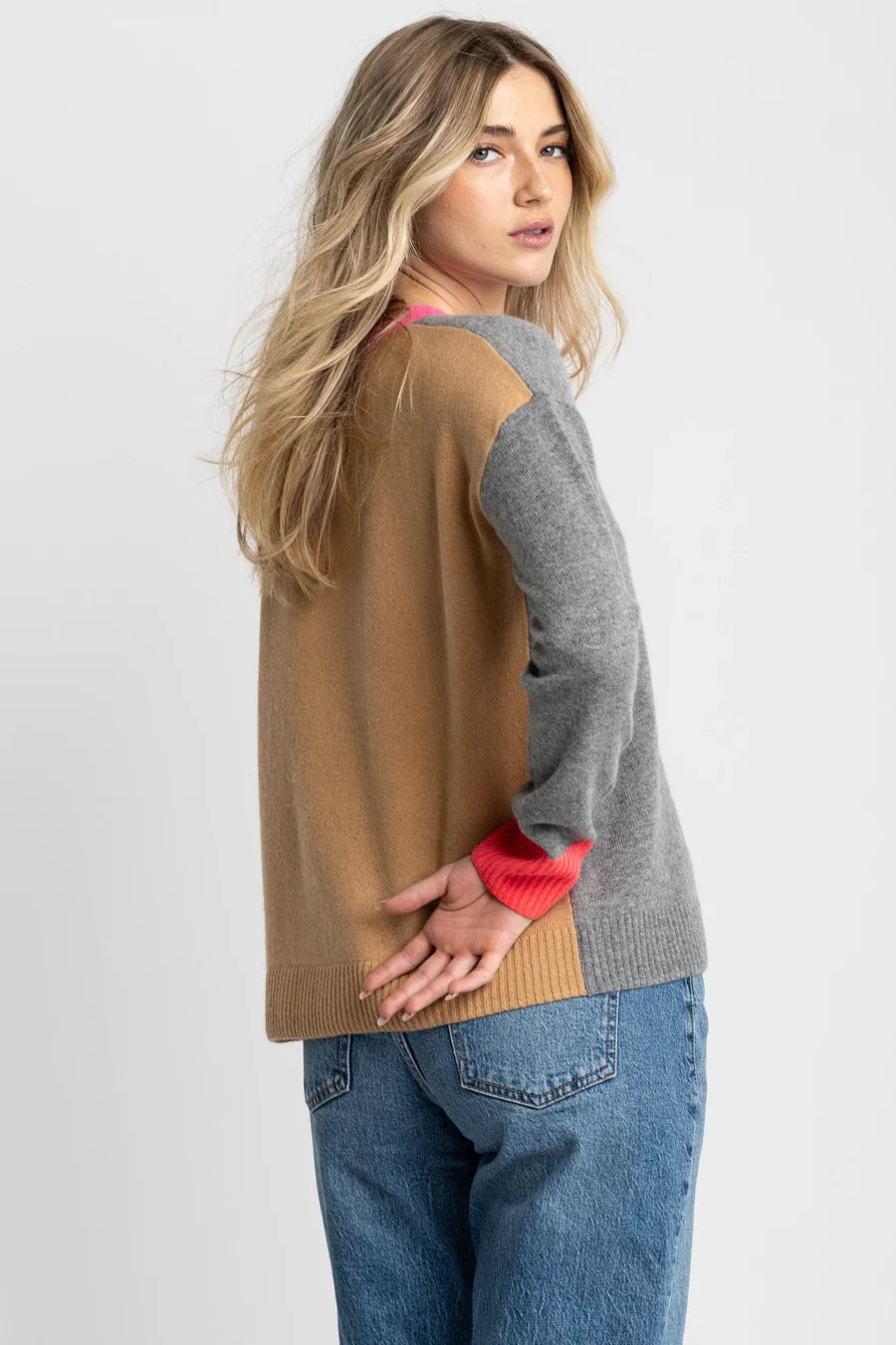 LISA TODD Color Wheel Cashmere Sweater