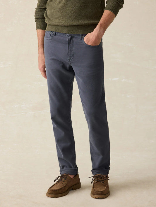 Faherty Mens Stretch Terry 5 Pocket Pants