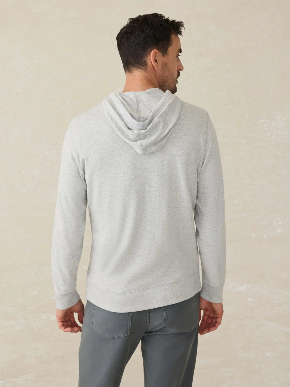Faherty Mens Sunnwashed Slub Hoodie