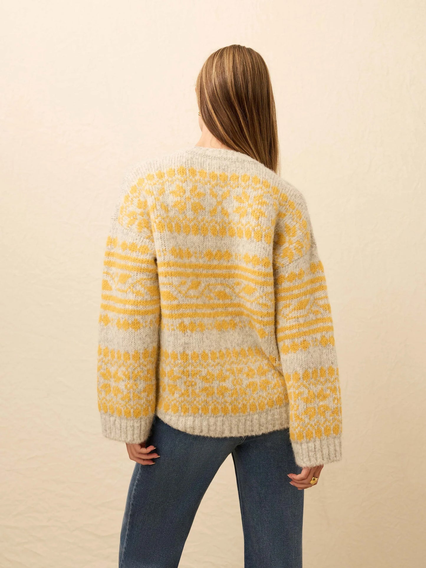 Faherty Powder Peak Boyfriend Sweater
