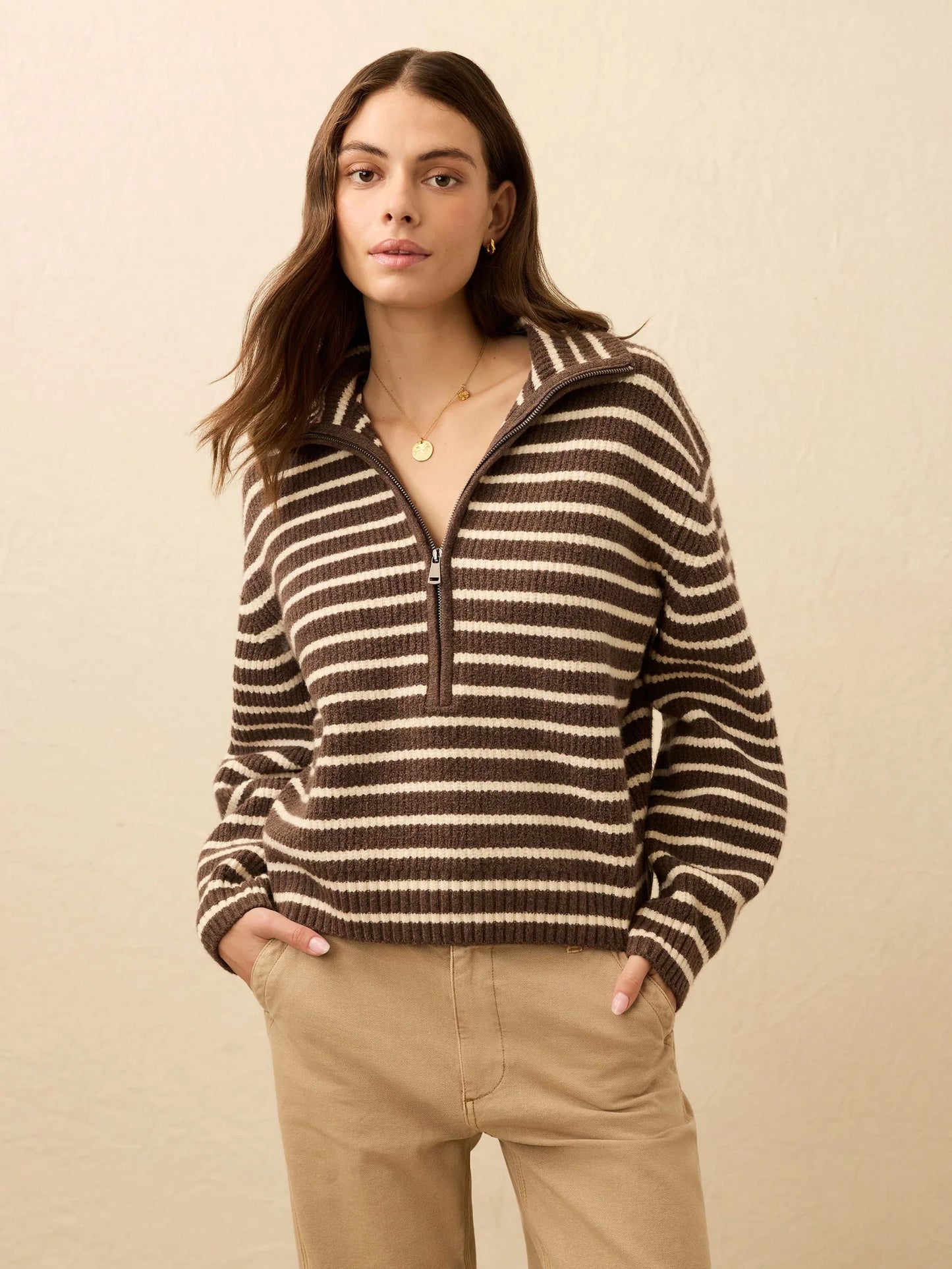 Faherty Jackson Quarter Zip Sweater