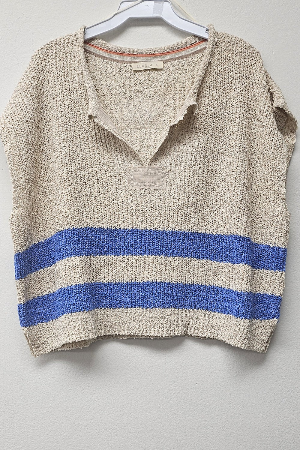 Illa Illa Striped Sleeveless Sweater