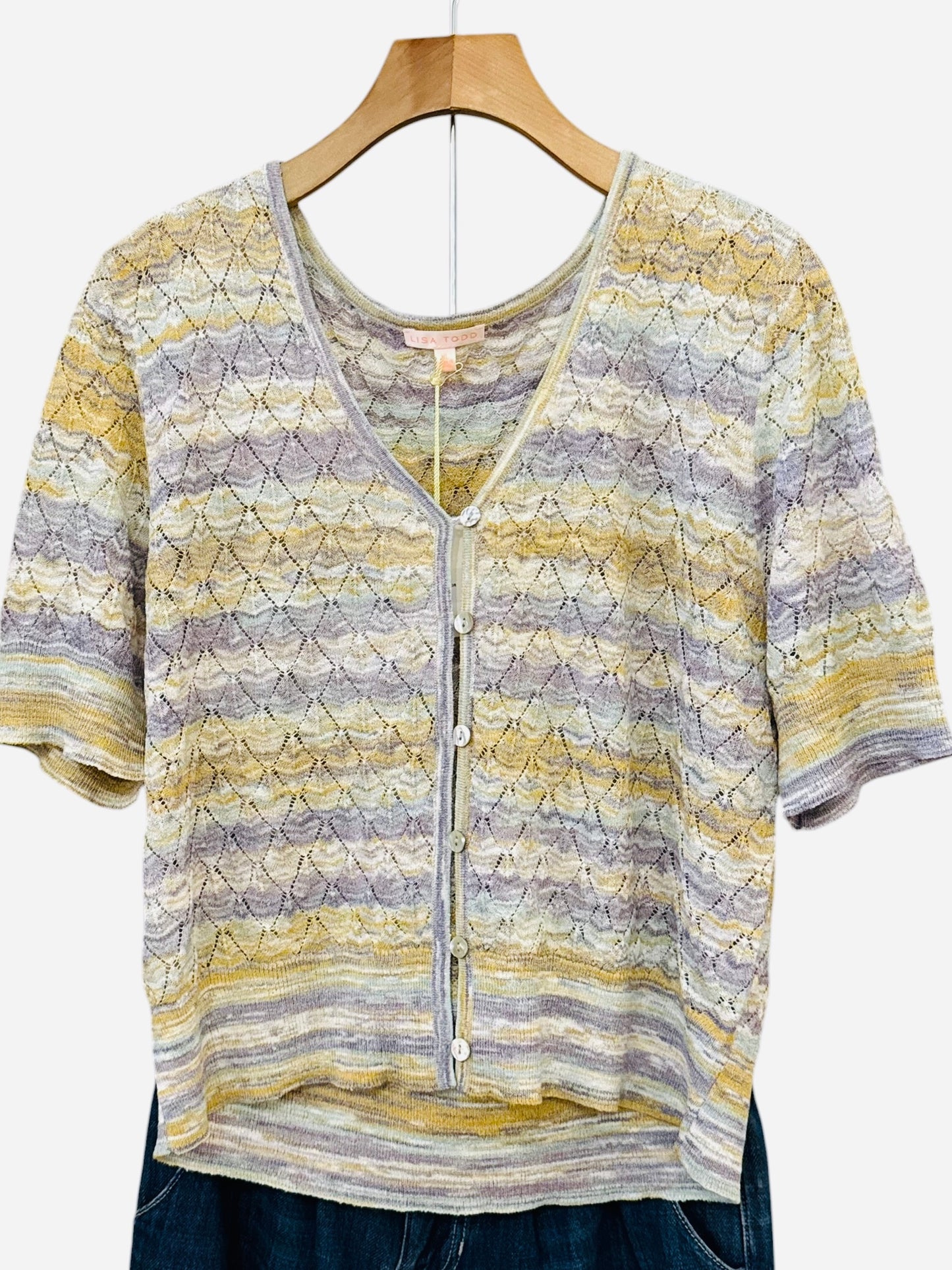 Lisa Todd Watercolor Sun-sational Cardi