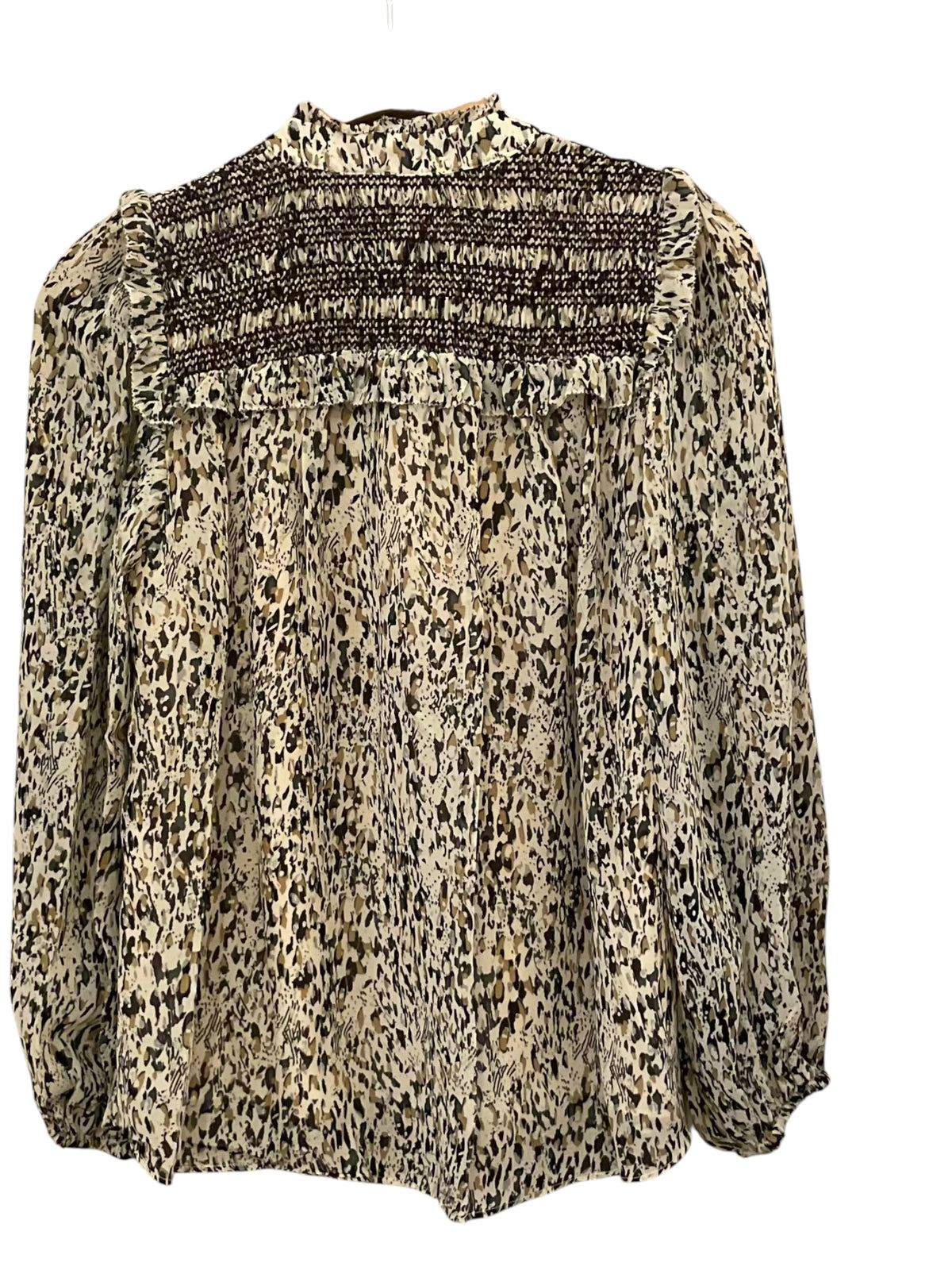 Elan Longsleeve Peasant Top
