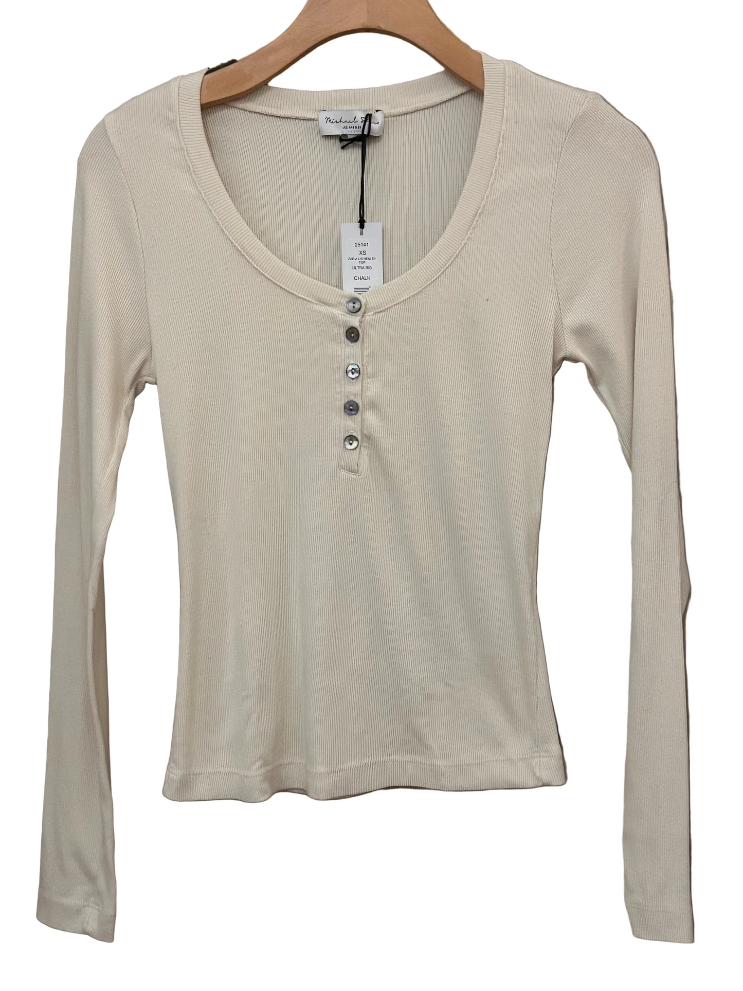 Michael Stars Zaria L/S Henley Top