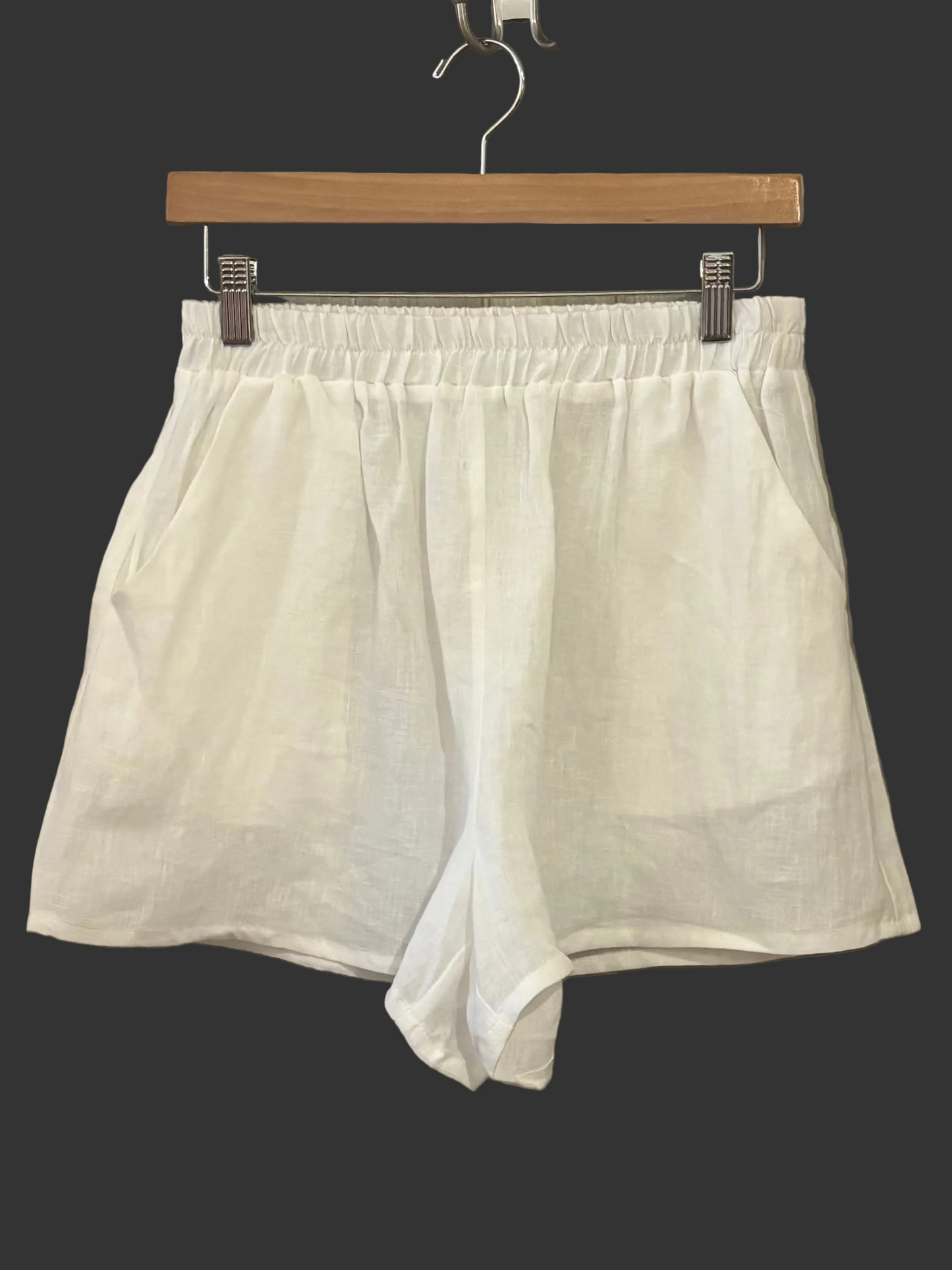 By Together Woven Linen Shorts