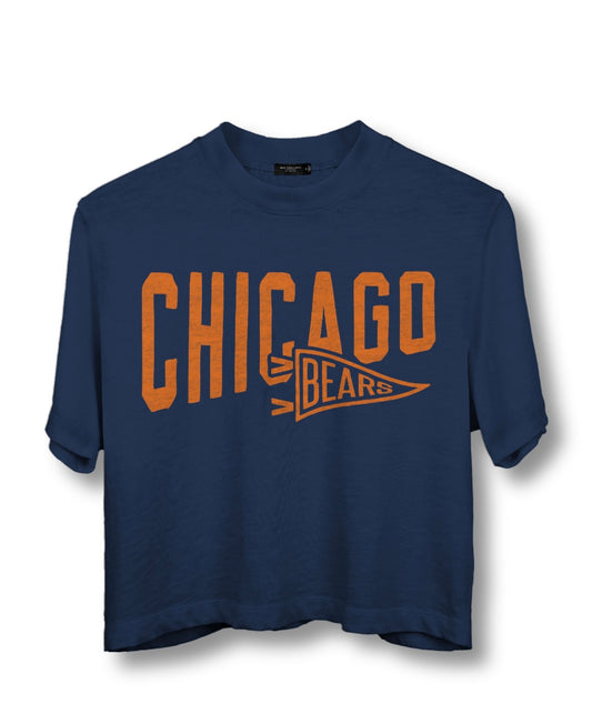 Junk Food Bears Dual Threat Mock Crop Top