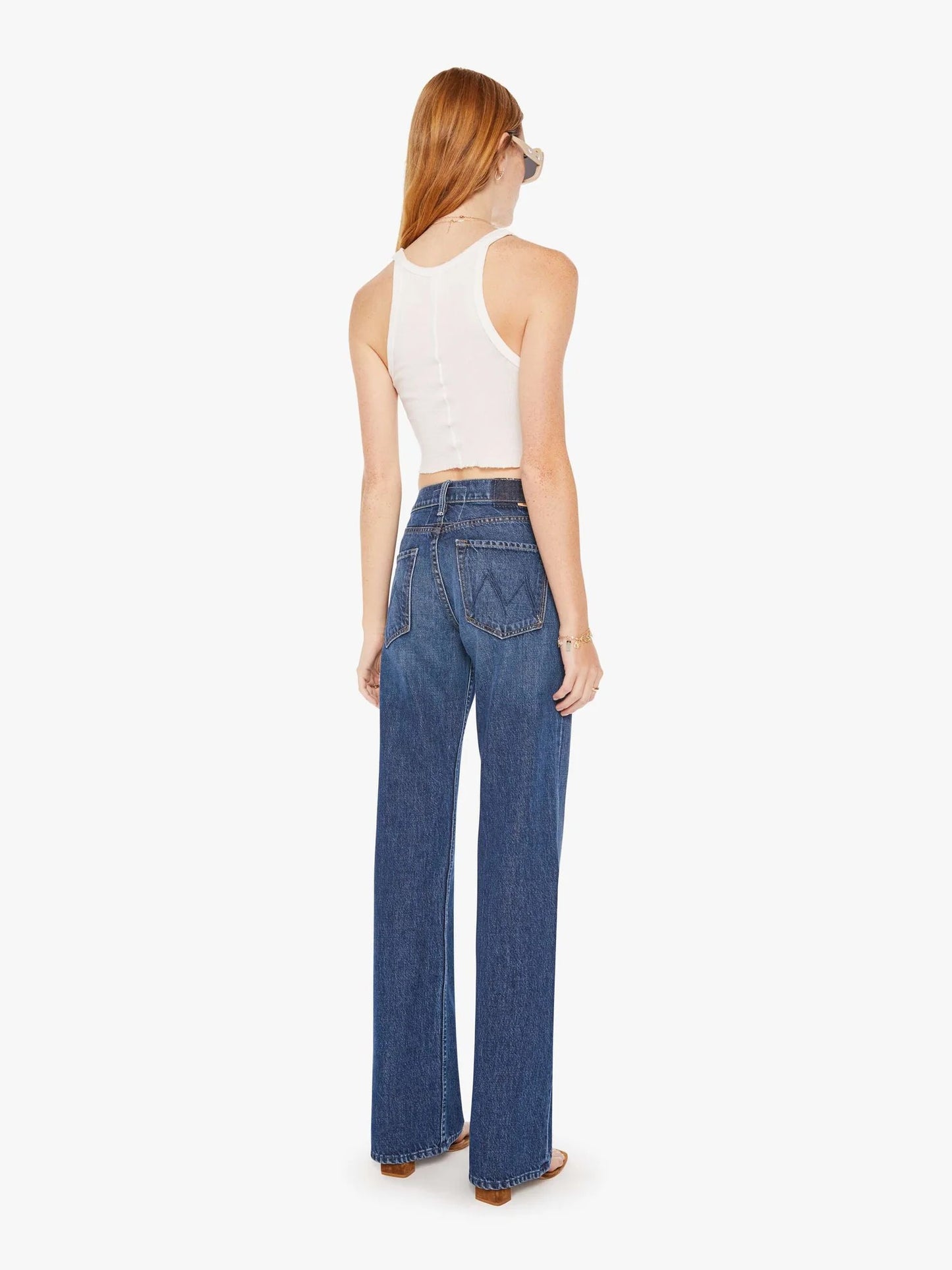 Mother The Bookie Heel Jean
