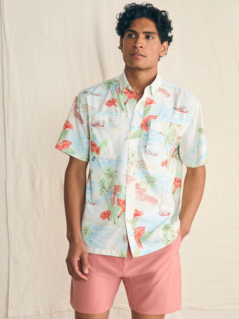 Faherty SS Shorelite Air Shirt MWU2409