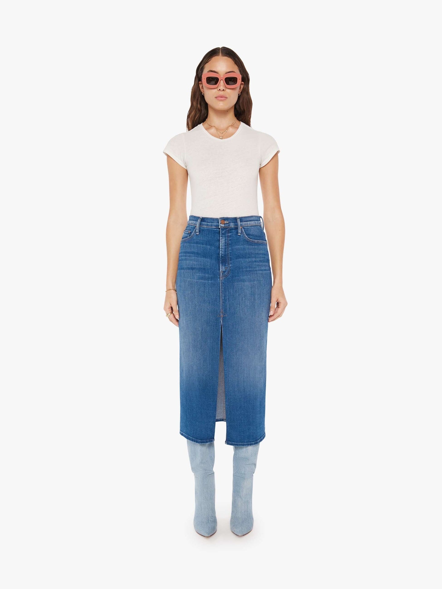 Mother - The Reverse Pencil Pusher Skirt