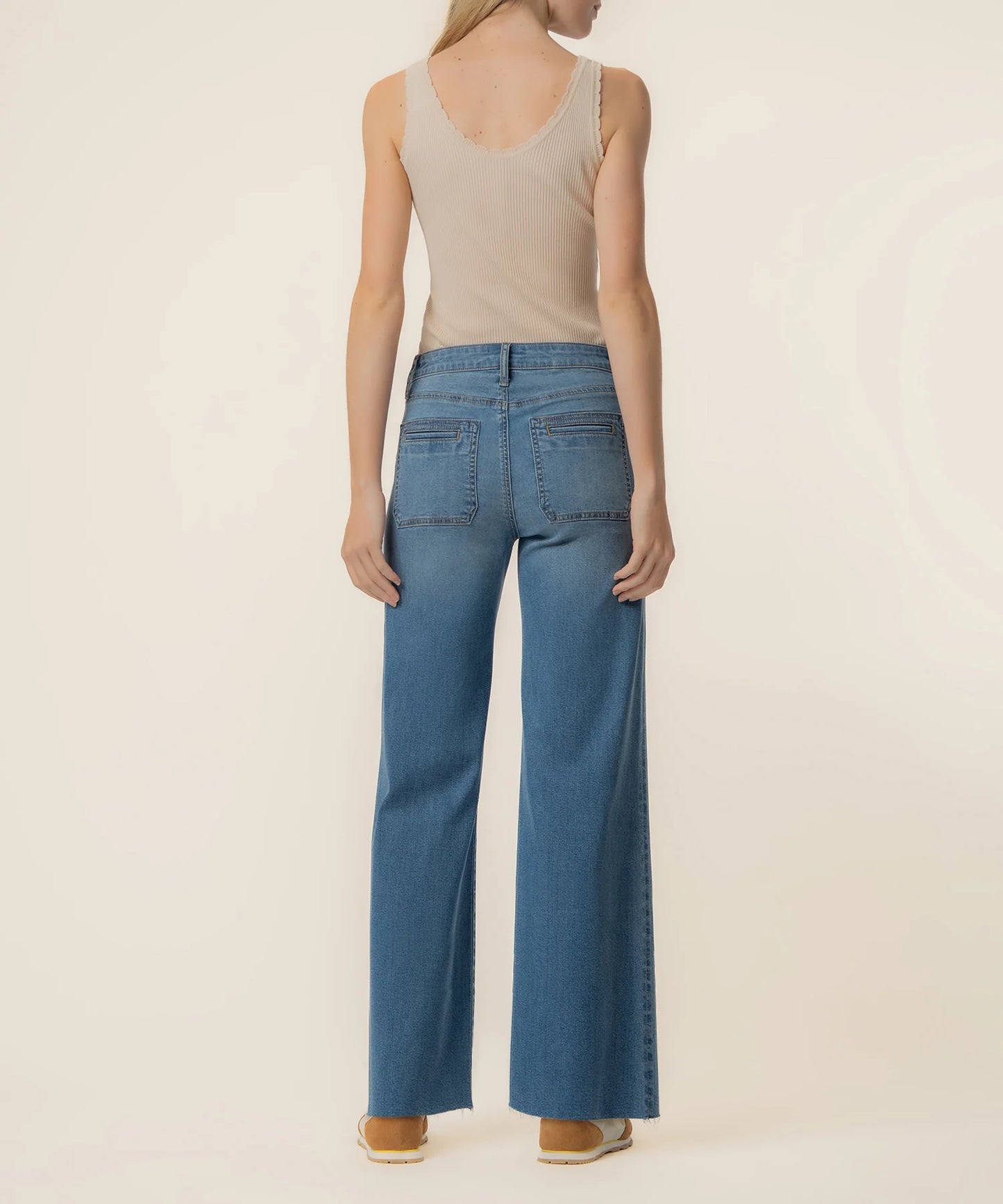 Kut Meg High Rise Wide Leg Jean