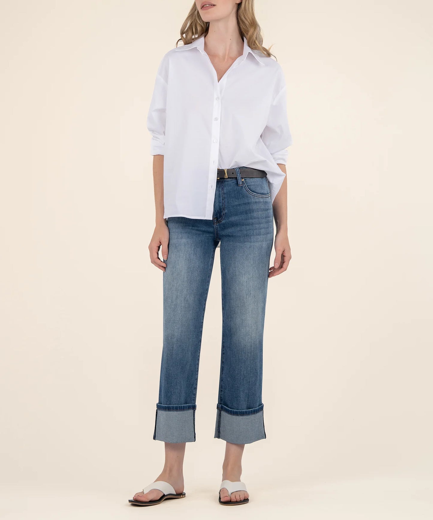 Kut Charlotte High Rise Roll Jean