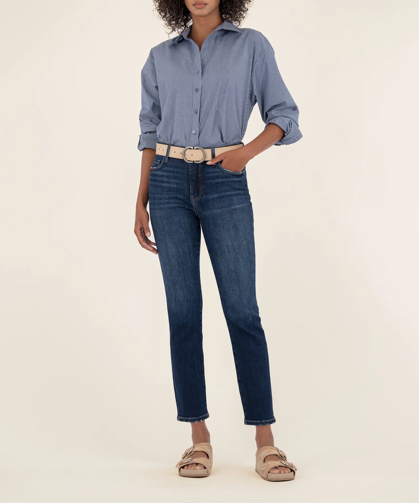 Kut from the Kloth Reese Hi-Rise Ankle Straight