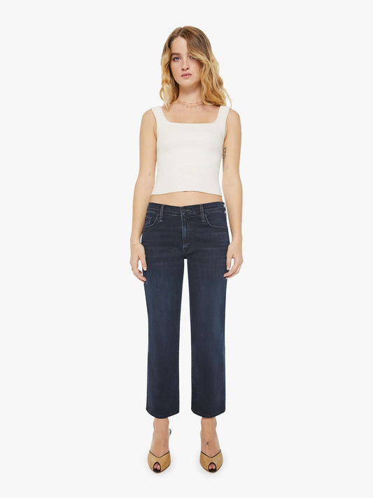 Mother Lil Mid Rise Rambler Zip Ankle Jean