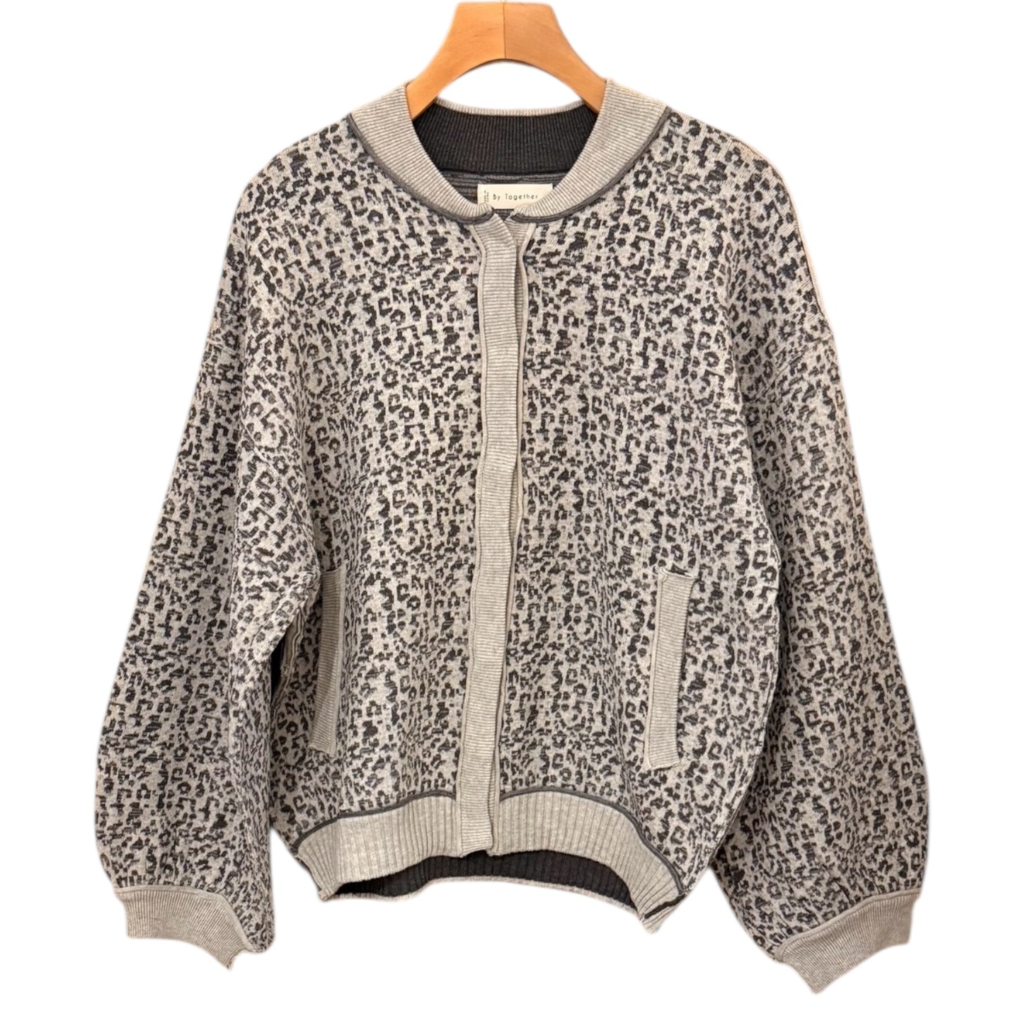 by Together Cheetah Print Cardigan Top