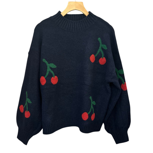 by Together Cherry On Top Mock Sweater
