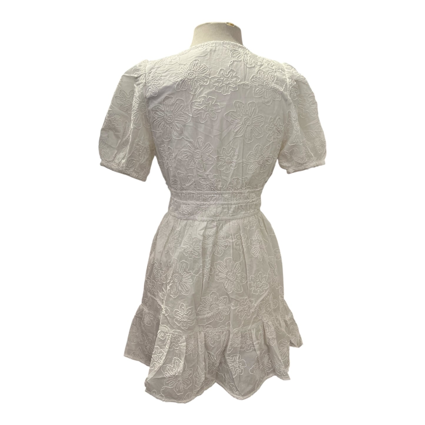 Day + Moon Vneck Cotton Eyelet dress