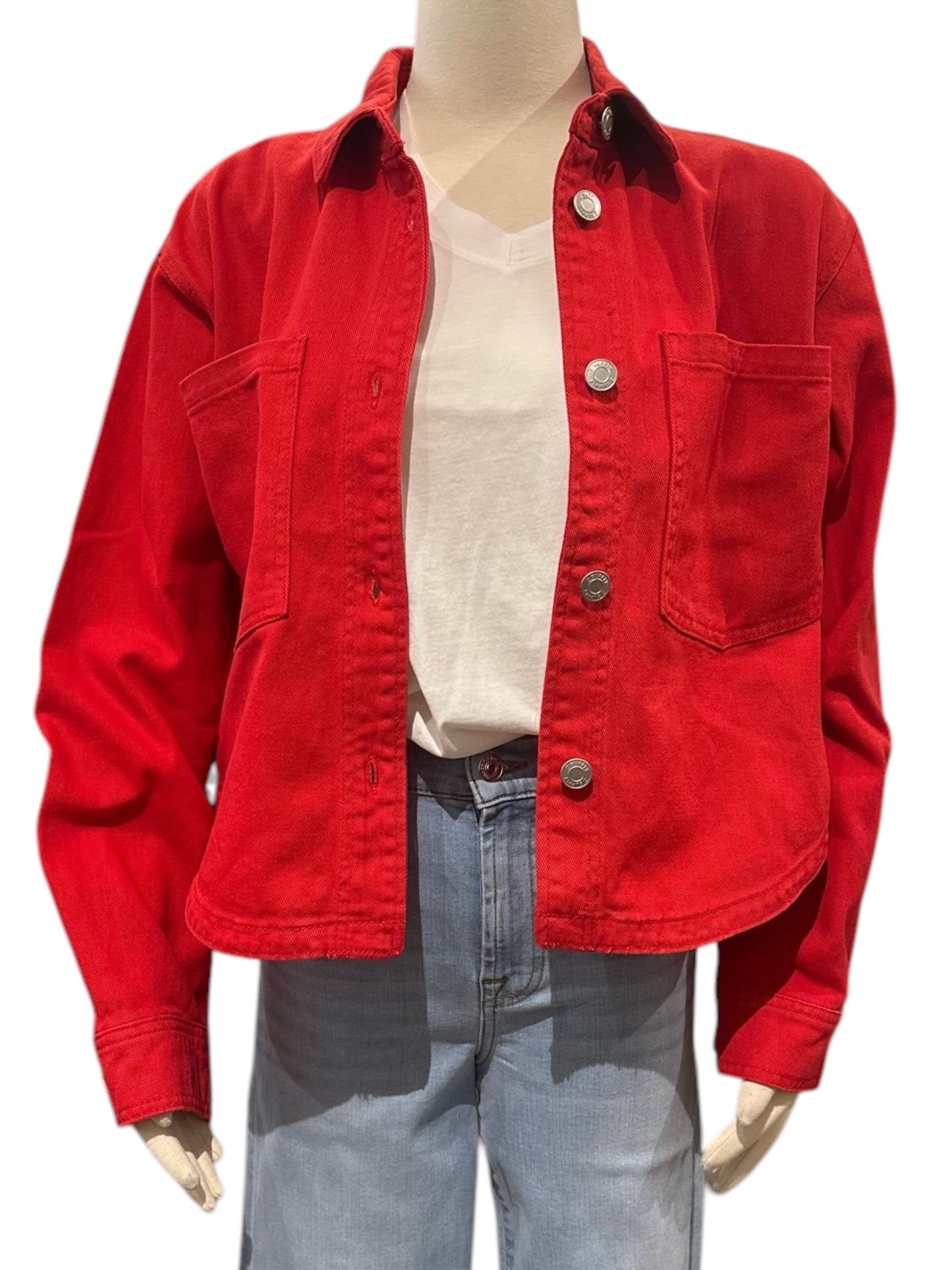 Zsupply All Day Cropped Denim Jacket