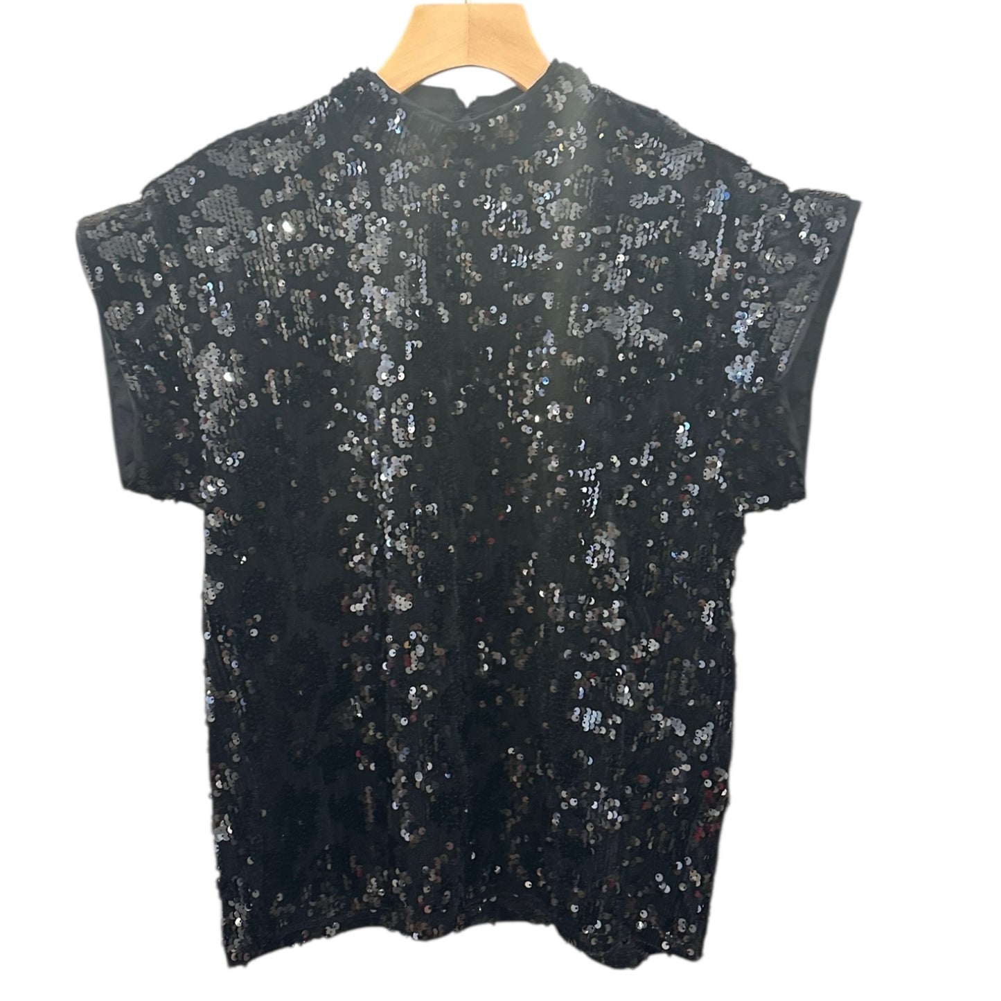 THML Short Sleeve Sequined Top