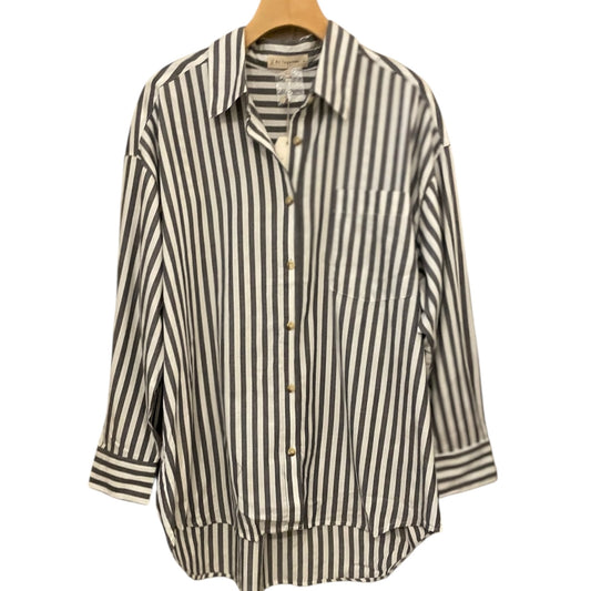 by Together Laguna Striped Oversized Shirt
