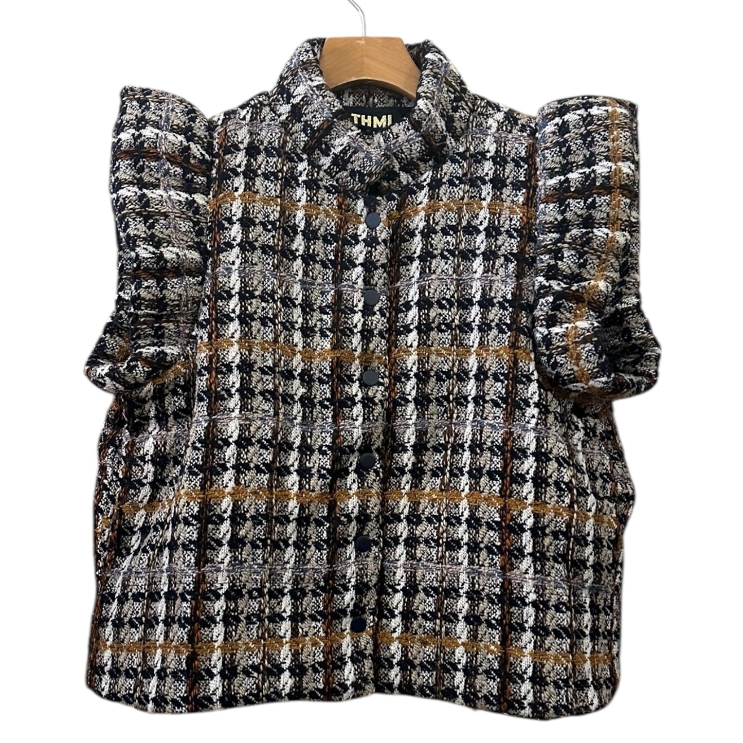 THML Plaid Tweed Vest