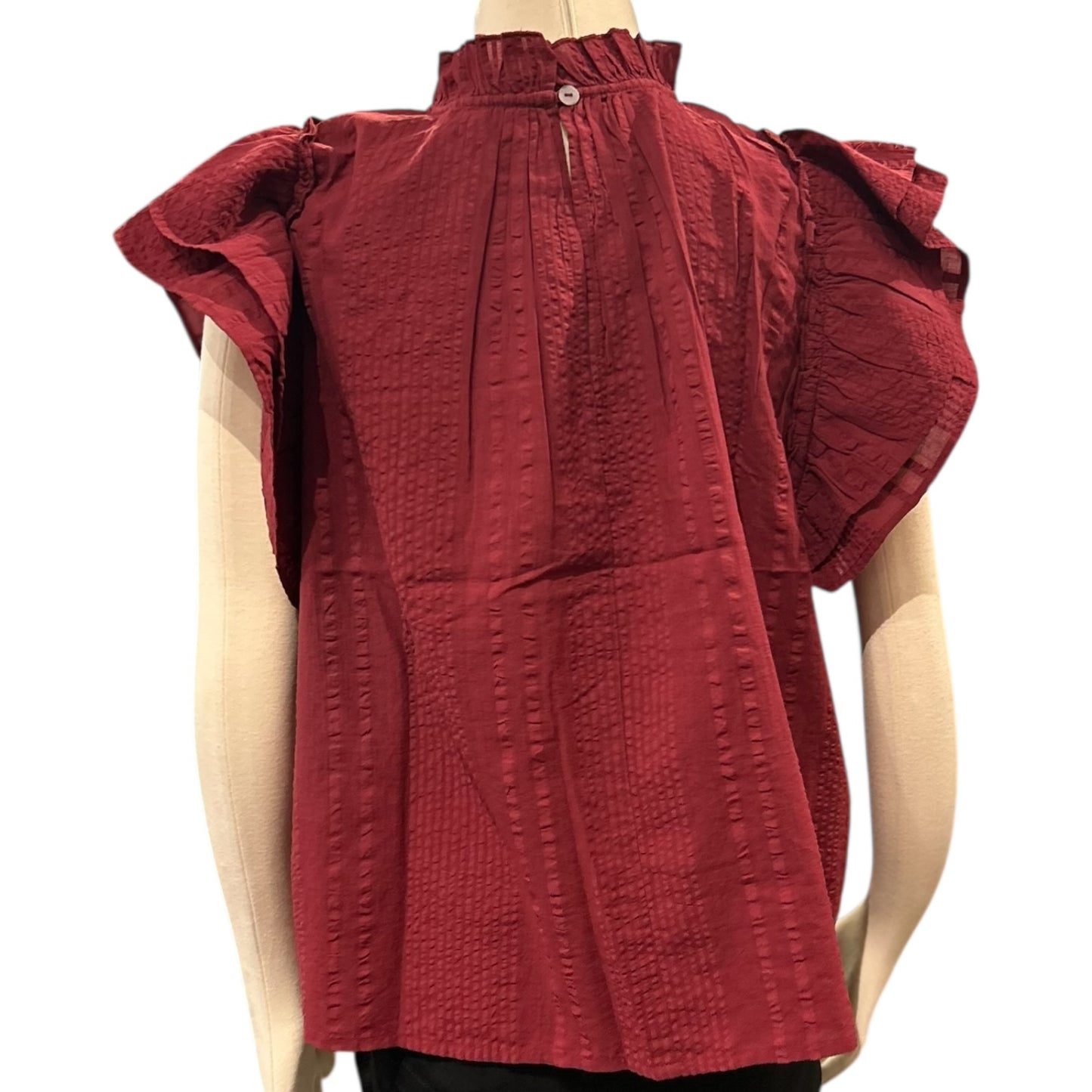 Noelle Flutter Sleeve Top