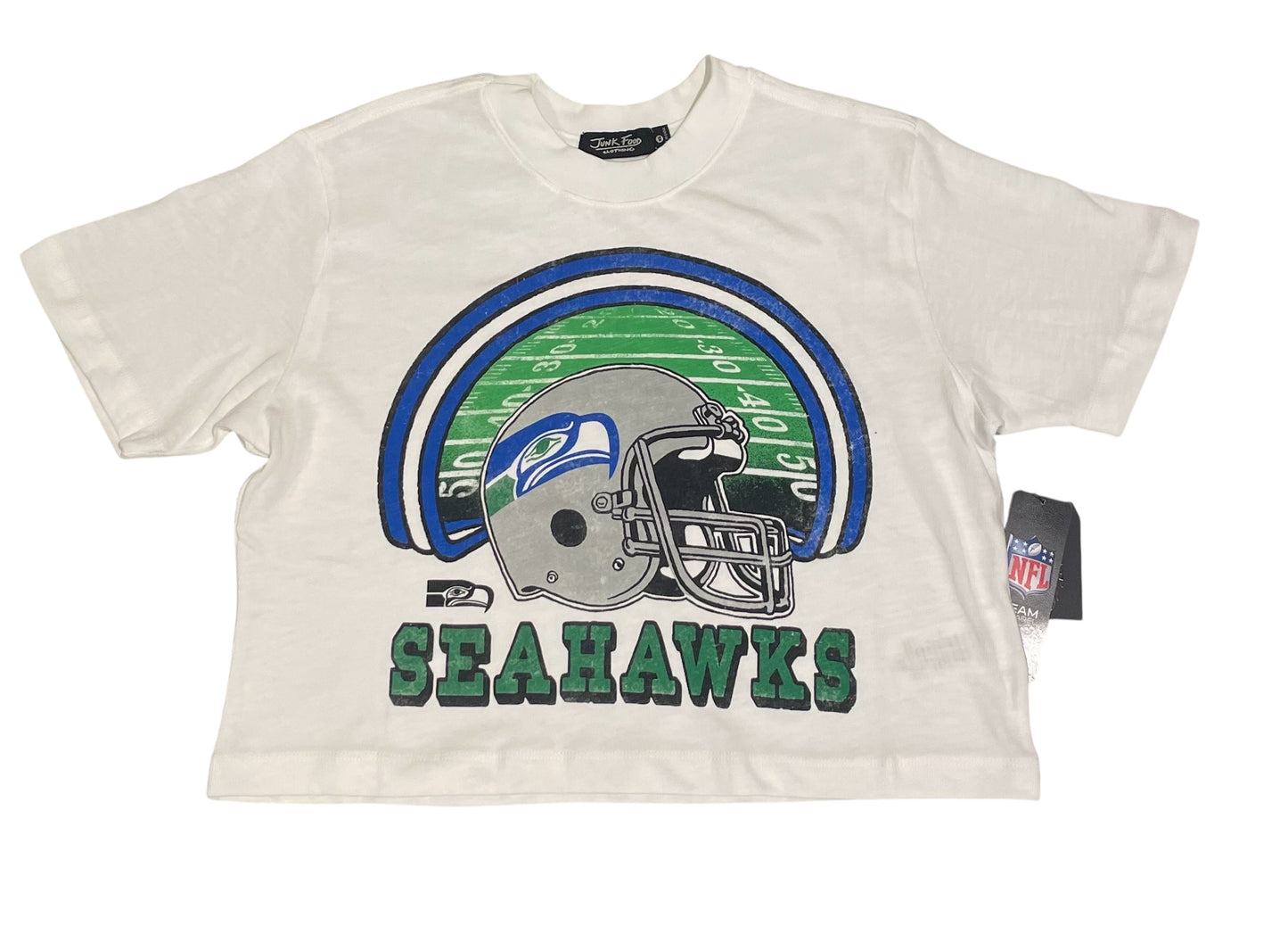 Junk Food Women's Seahawks Game Time Crop Tee
