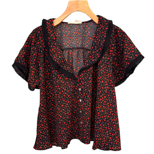 By Together Collared Floral Top