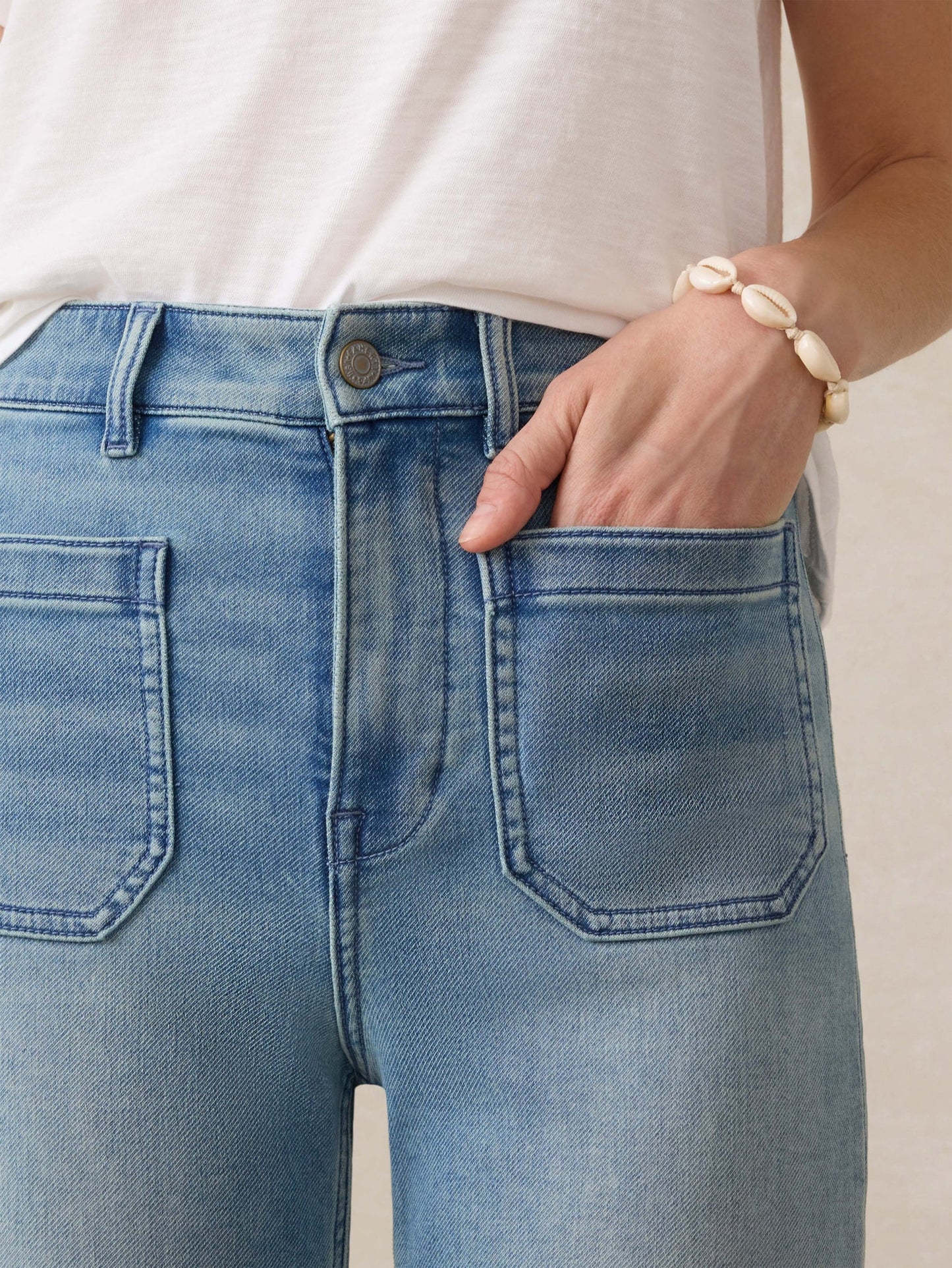 Faherty Stretch Terry Patch Pocket Pant