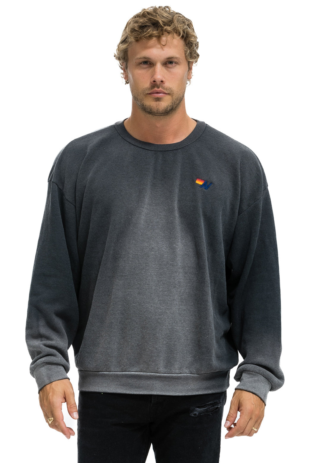 Aviator Nation Essential Relaxed Crew Sweatshirt