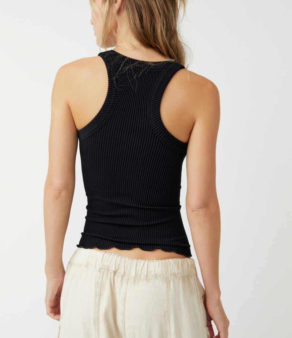 Free People Ribbed Seamless Tank
