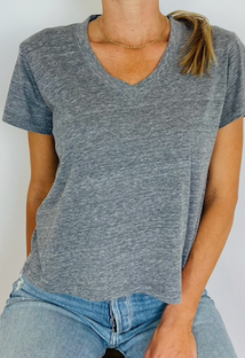 Flicka Brand Serena V-Neck Tee