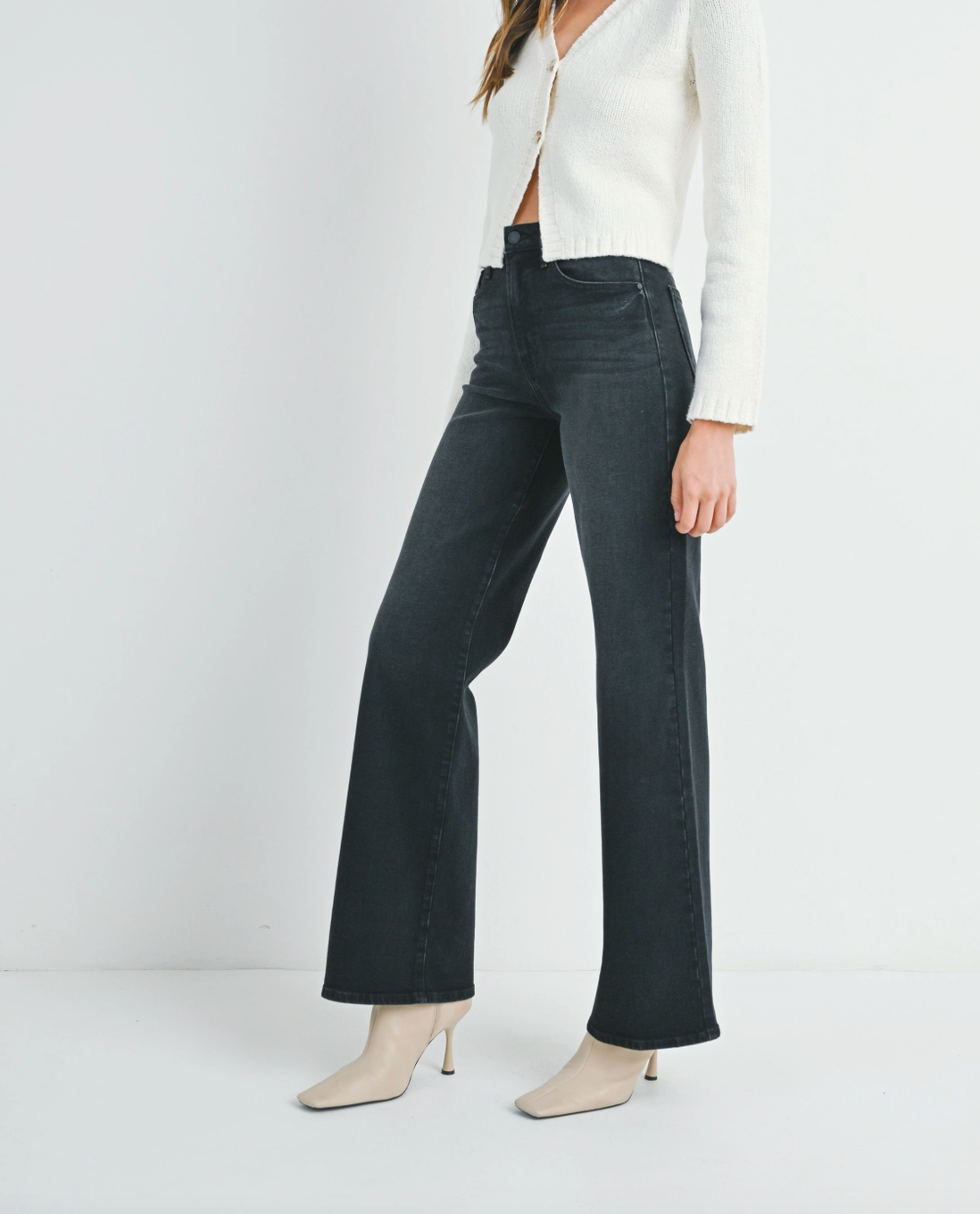 Just Black Denim Palazzo Jean